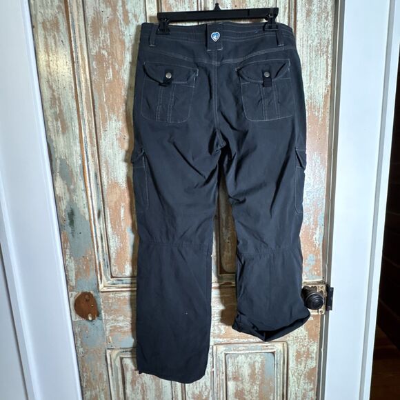 Kuhl Splash Roll Up Pants Women’s 8 Black Hiking Outdoor Camping Cargo - Picture 12 of 16